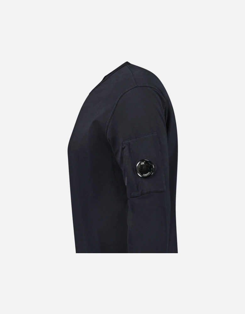 Lens Light Fleece Crewneck Sweatshirt Black