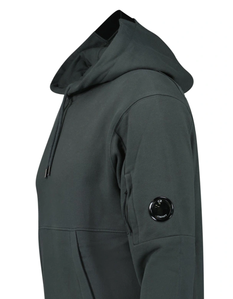 Lens Diagonal Raised Hooded Fleece Dark Shadow Grey