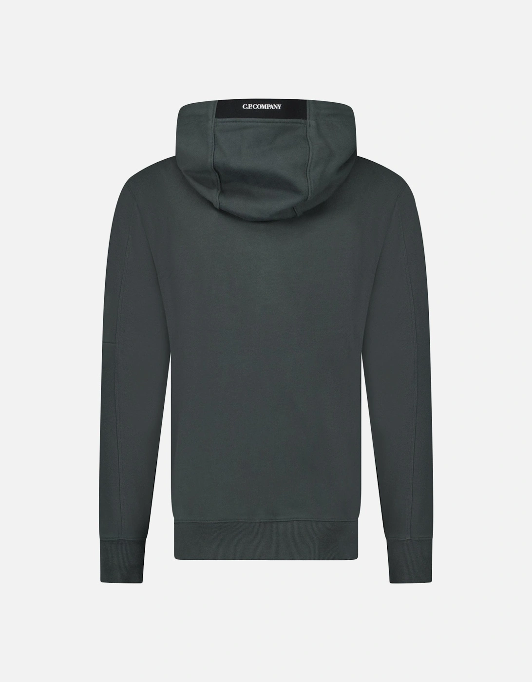Lens Diagonal Raised Hooded Fleece Dark Shadow Grey