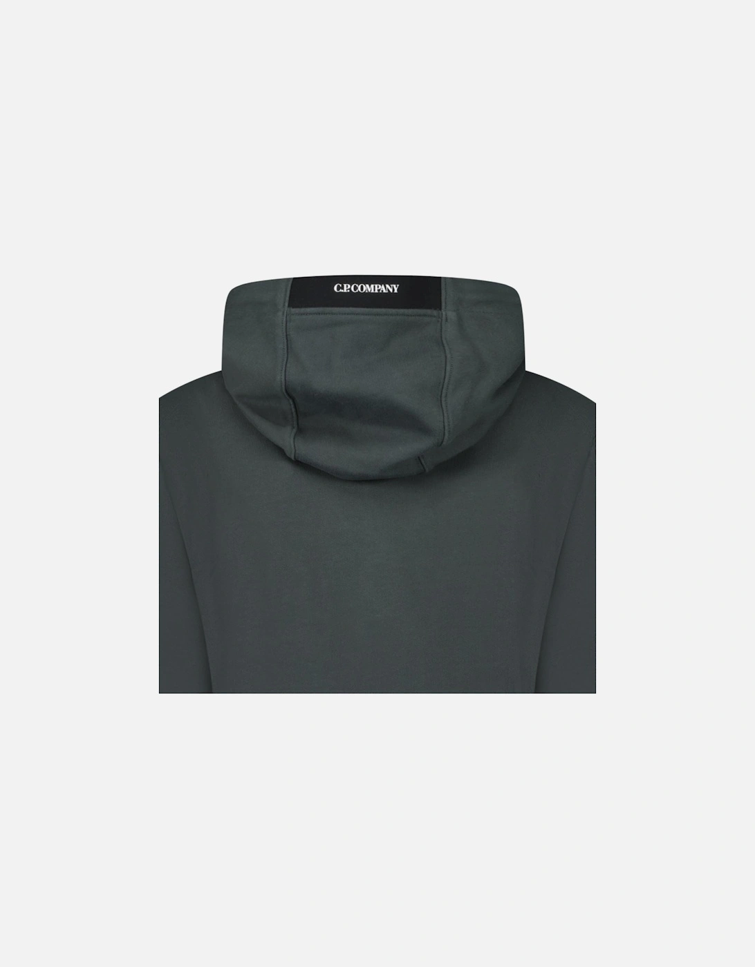 Lens Diagonal Raised Hooded Fleece Dark Shadow Grey
