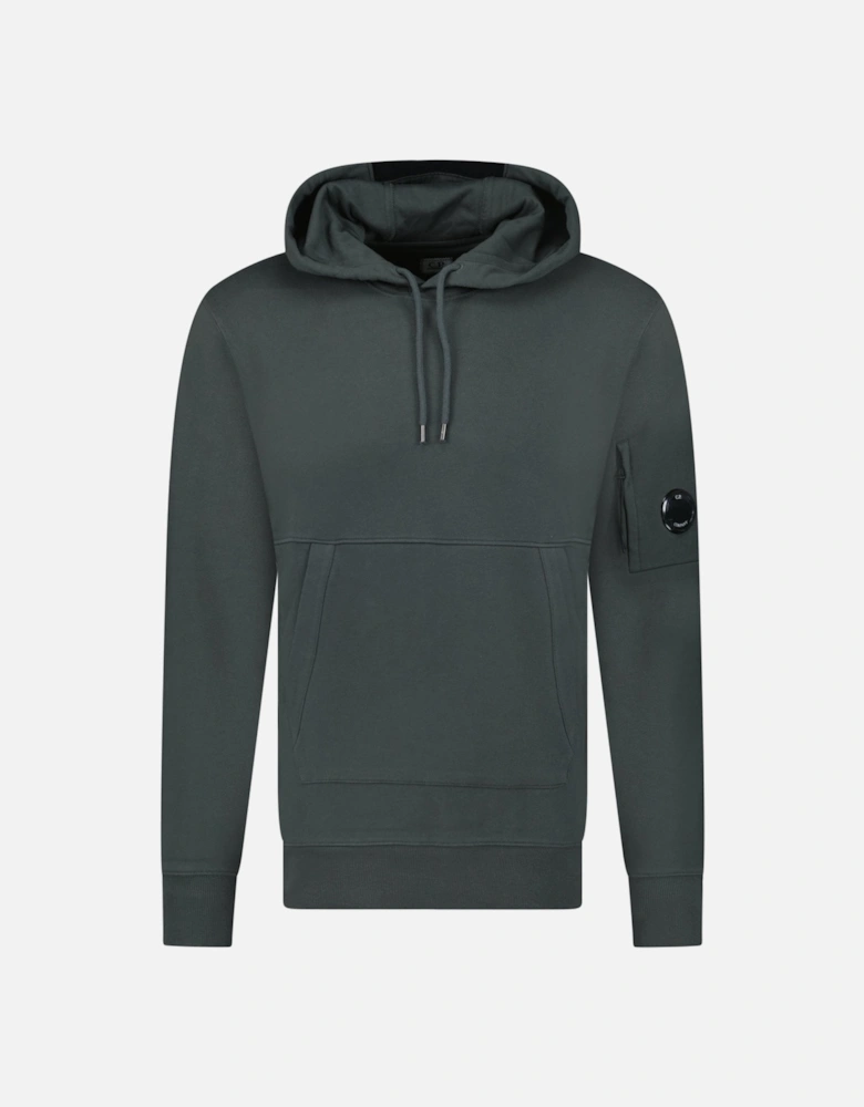 Lens Diagonal Raised Hooded Fleece Dark Shadow Grey