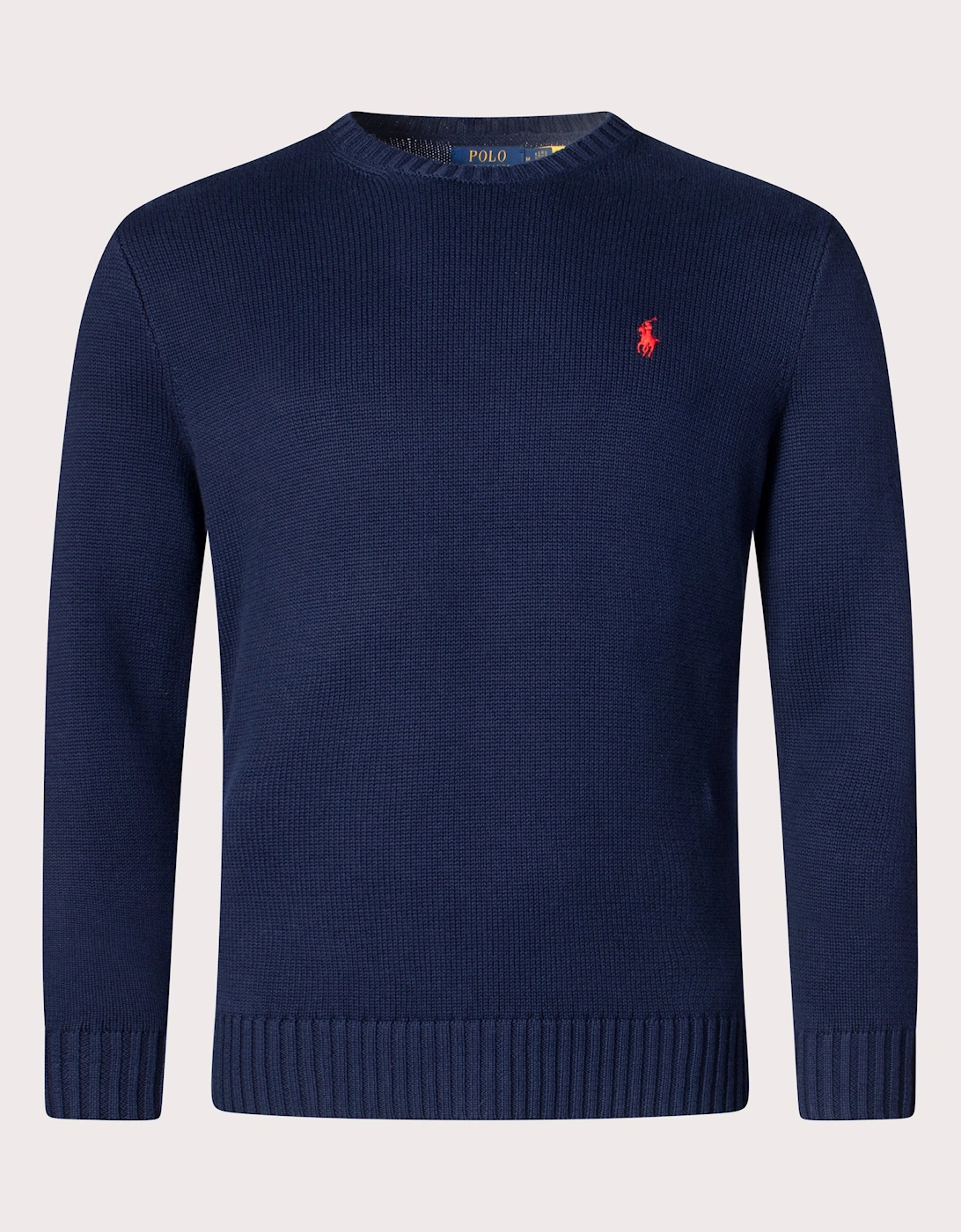 Cotton Ribbed Crew Neck Jumper, 5 of 4