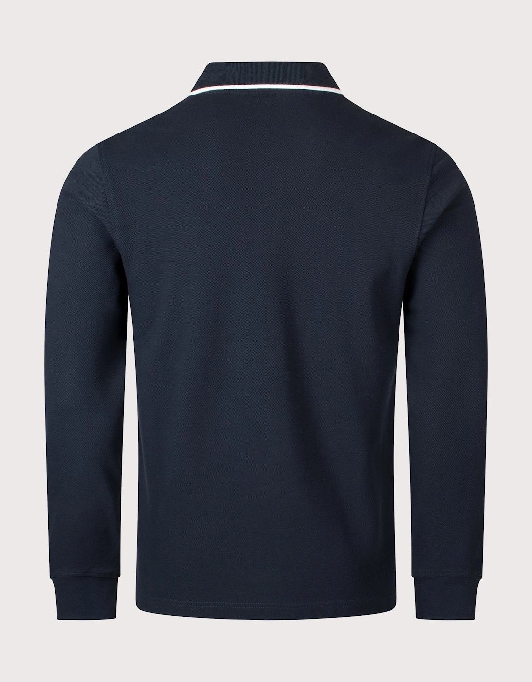 Tipped Long Sleeved Polo Shirt