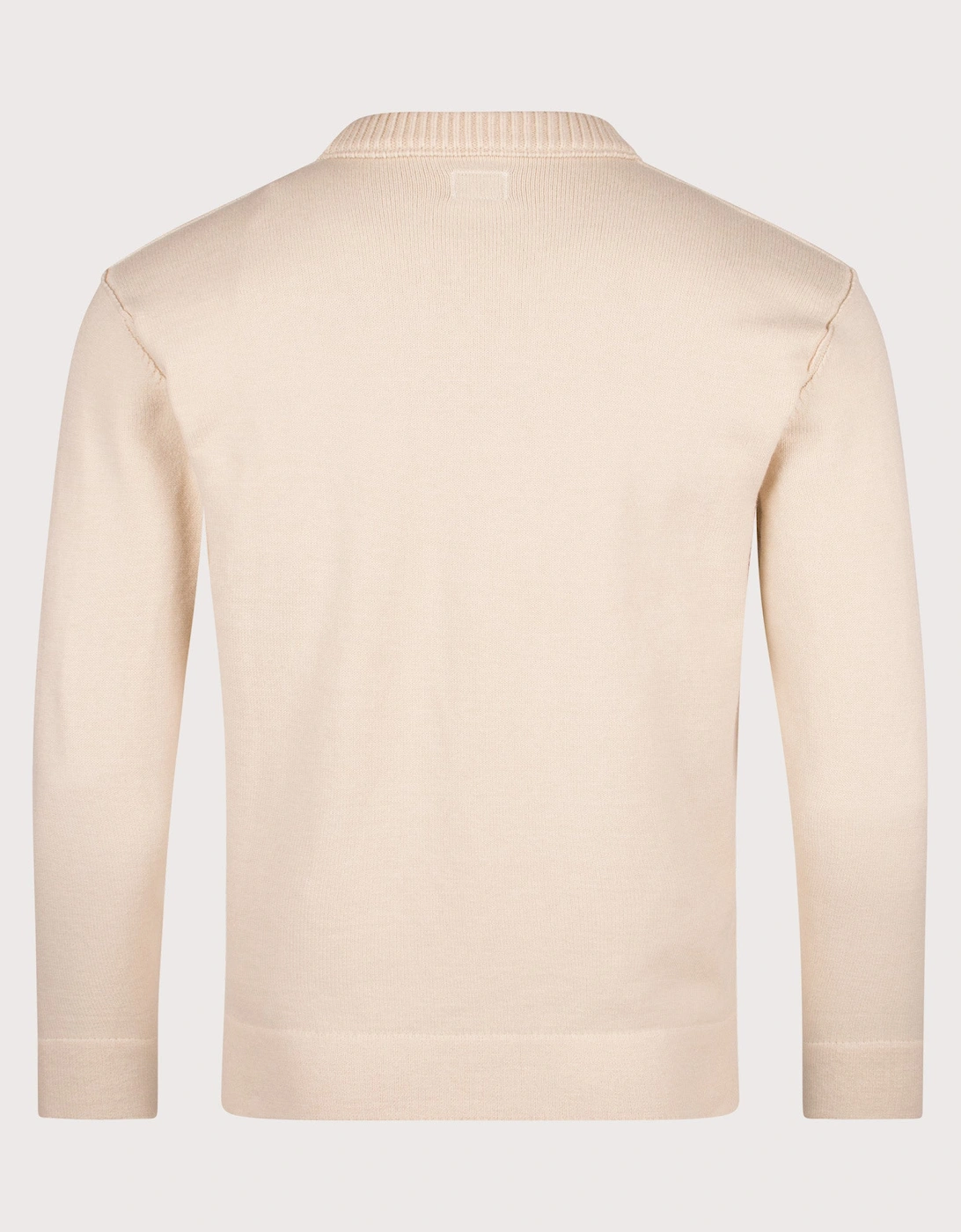 Knitted Crewneck Pocket Sweatshirt
