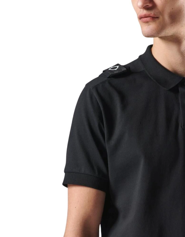 SS Jersey Polo - Jet Black