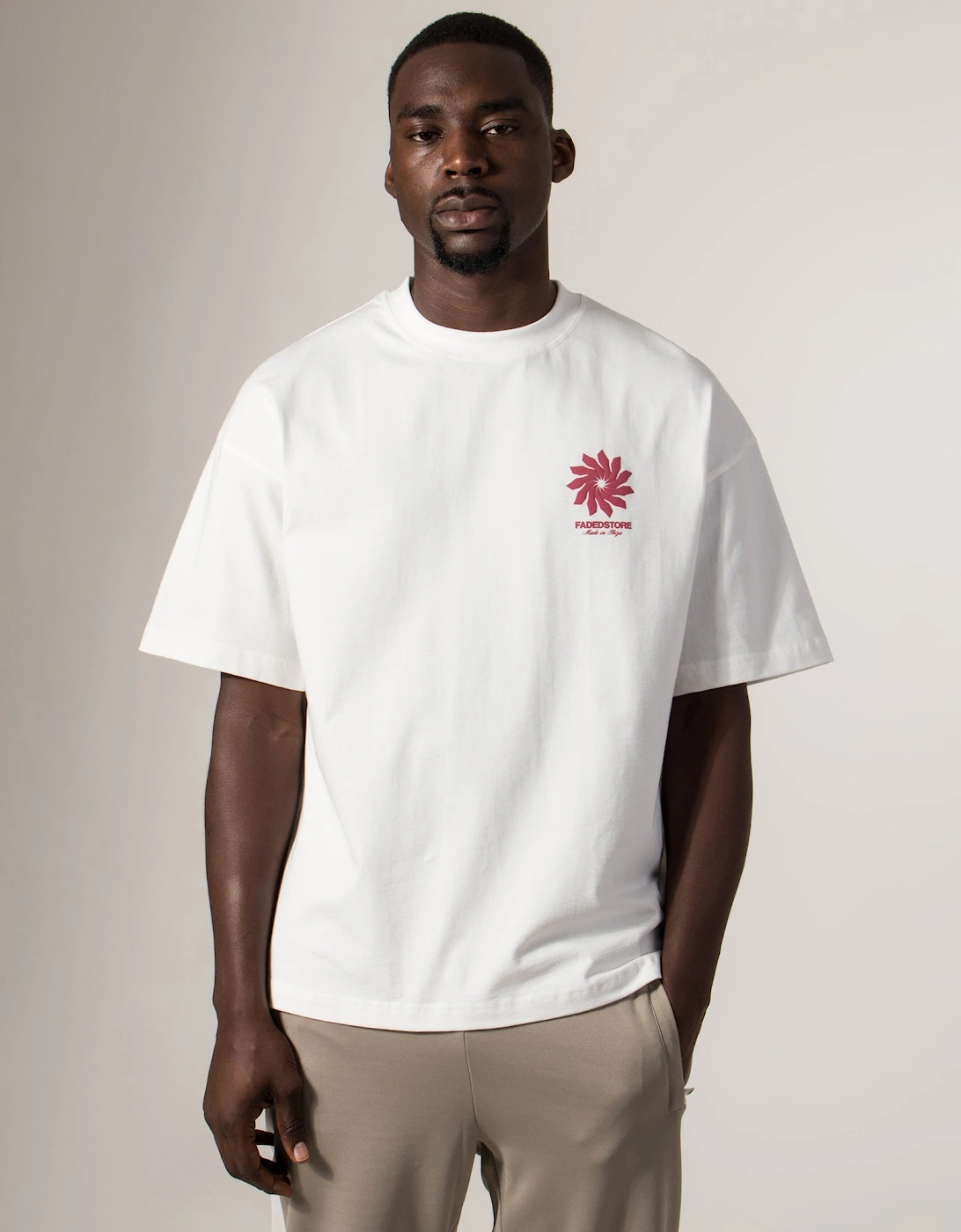 Relaxed Fit Tribal Flower T-Shirt
