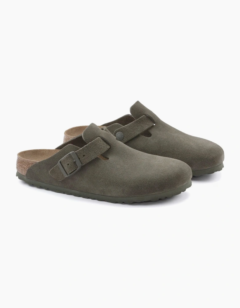 Birkenstock Boston Suede Sandals