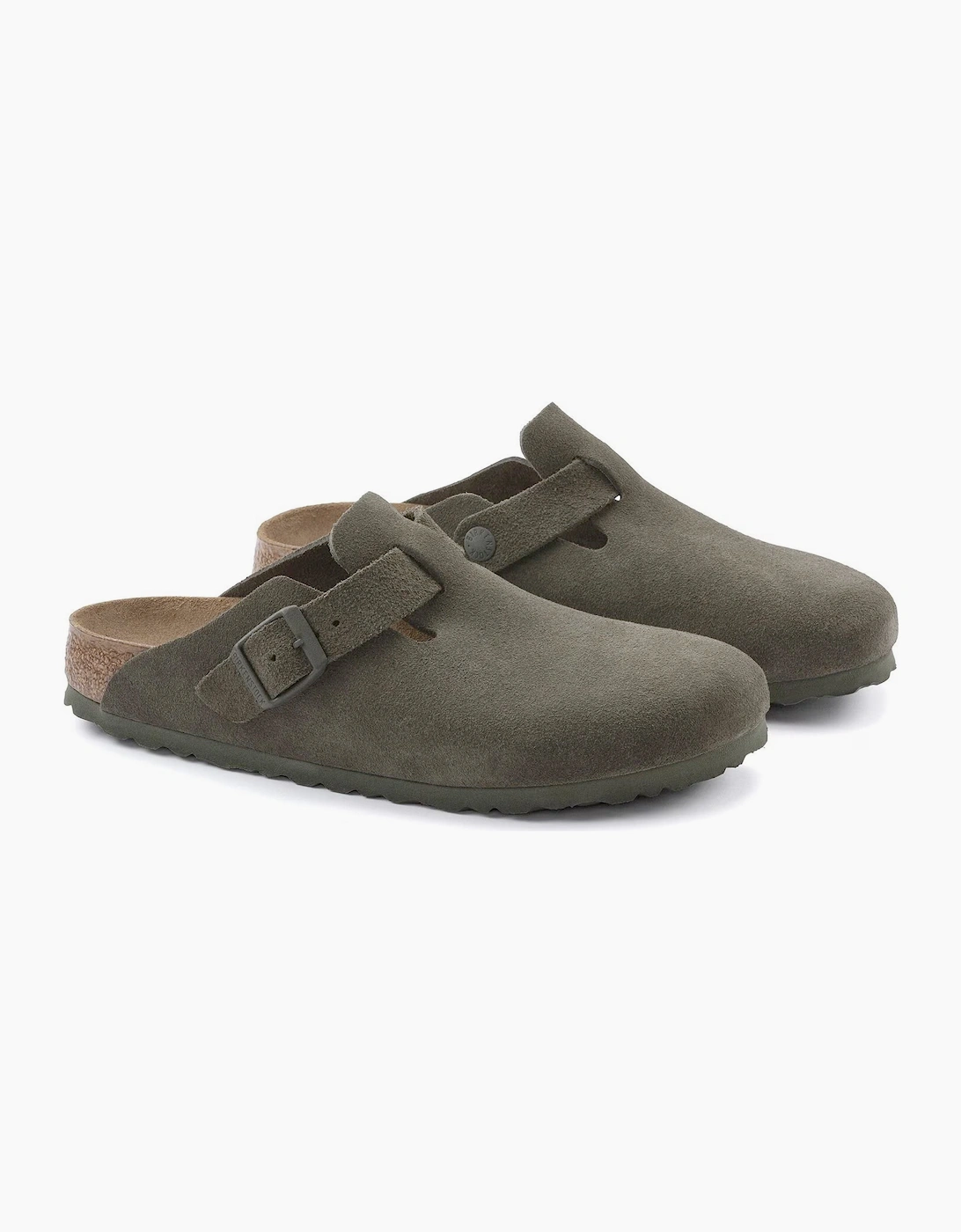 Birkenstock Boston Suede Sandals
