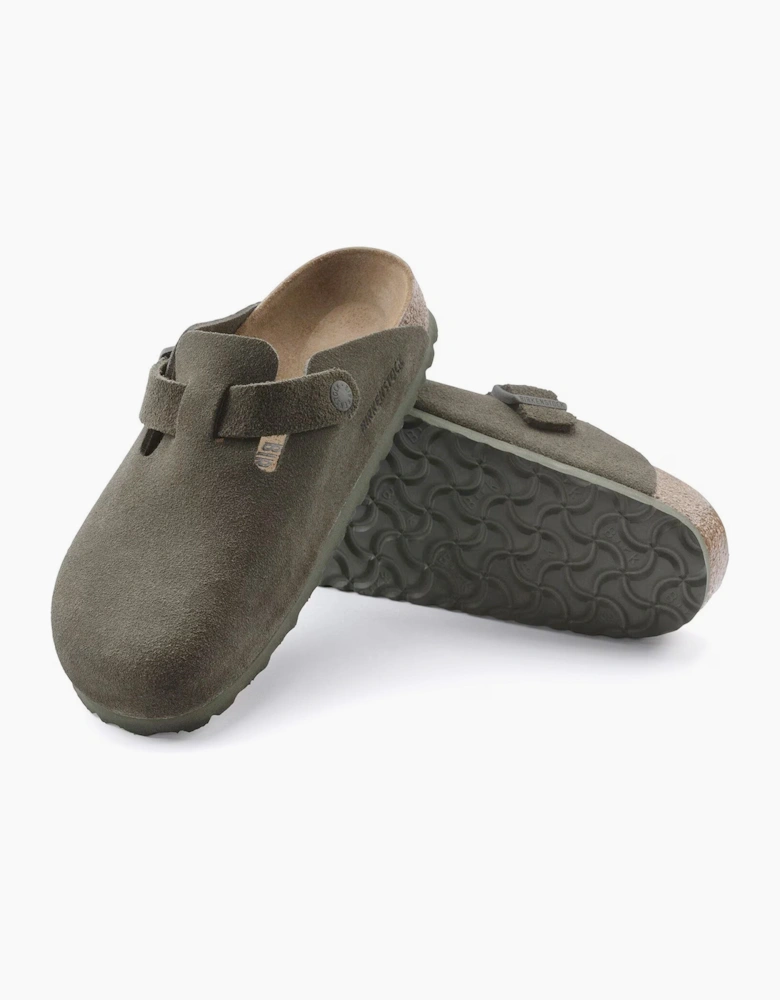Birkenstock Boston Suede Sandals