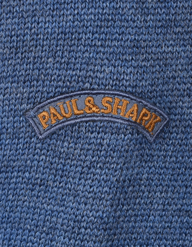 Crew Neck Knitwear Blue