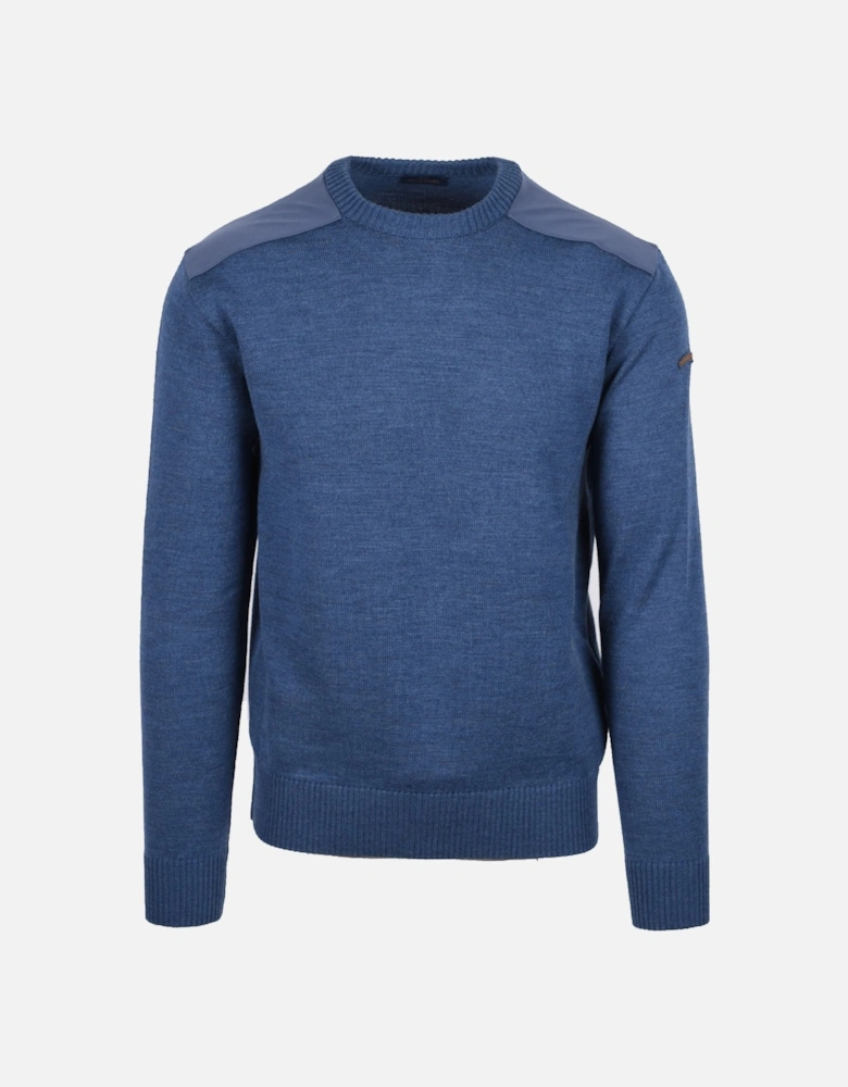 Crew Neck Knitwear Blue