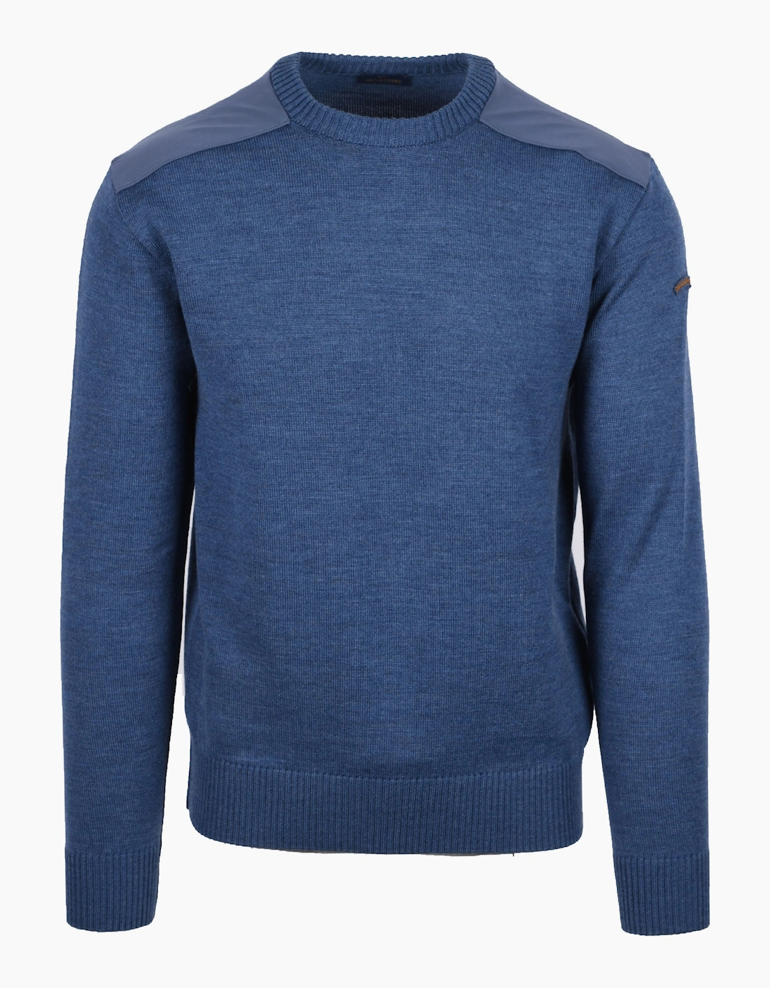Men's Paul & Shark Crew Neck Knitwear Blue - Size: 42