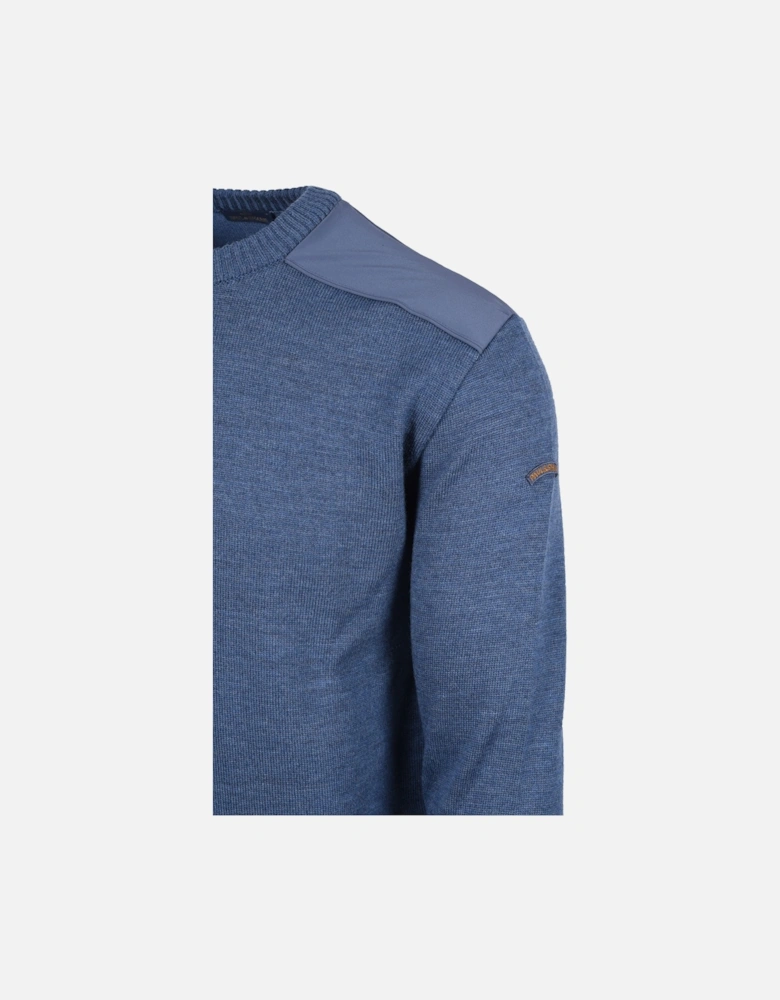 Crew Neck Knitwear Blue