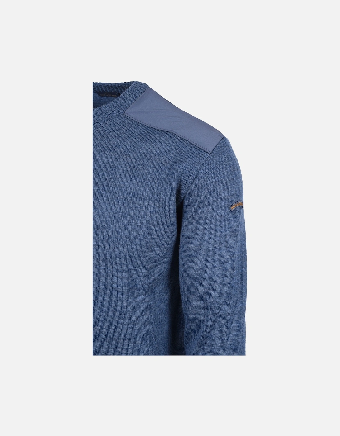 Crew Neck Knitwear Blue