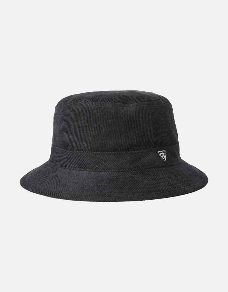 Black B-Shield Corduroy Bucket Hat