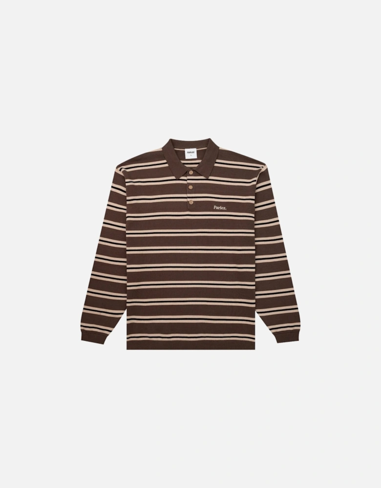 Moss Aspen L/S Polo Knit