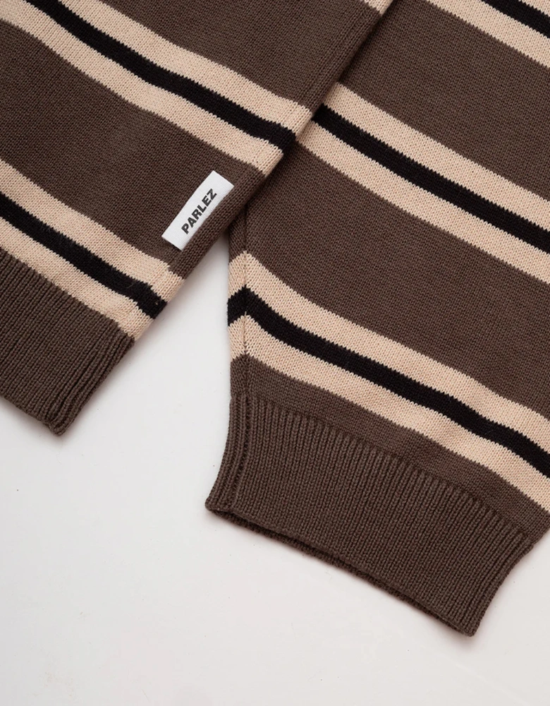 Moss Aspen L/S Polo Knit
