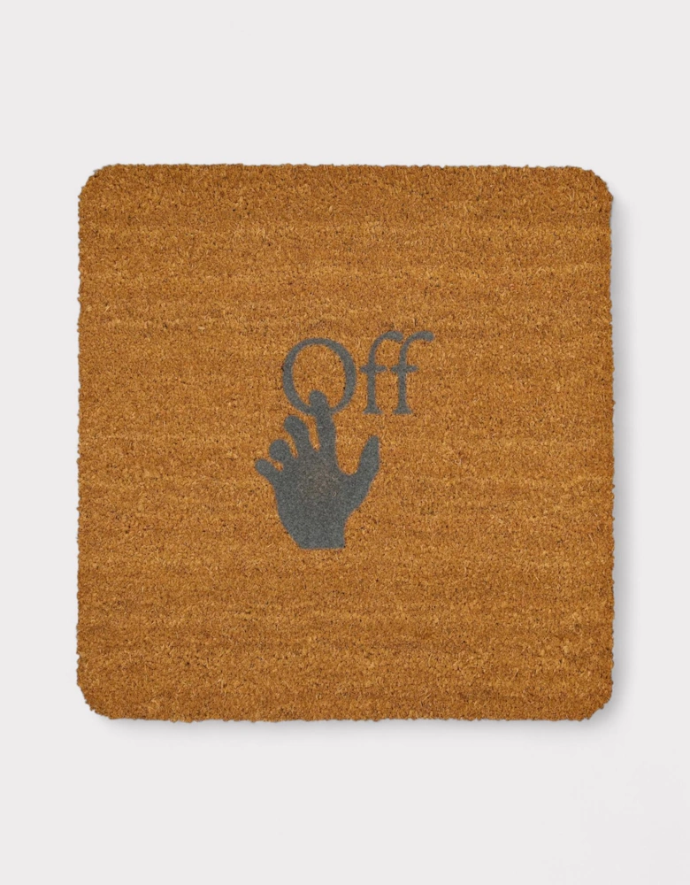 Off Hand Door Mat Brown