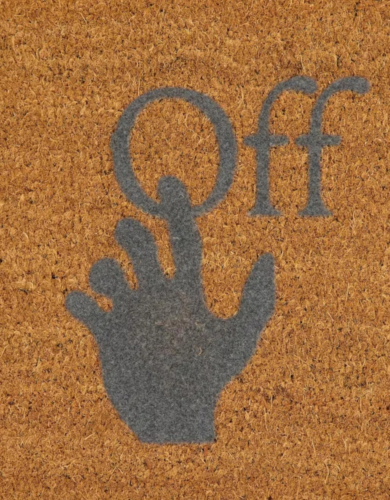 Off Hand Door Mat Brown