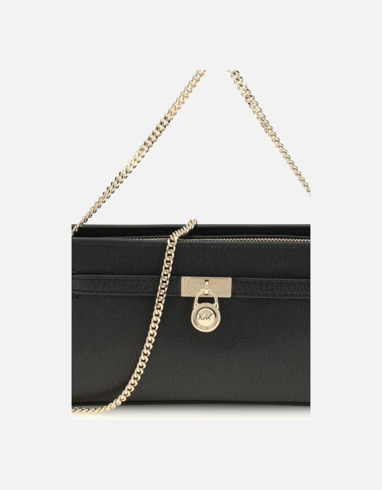 Leather Moto Jacket with Zipper Details Women - Black Shoulder Bags