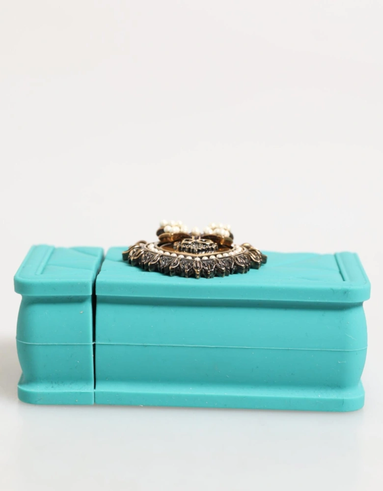 Leather Platform Ankle Boots Women - Turquoise Miscellaneous