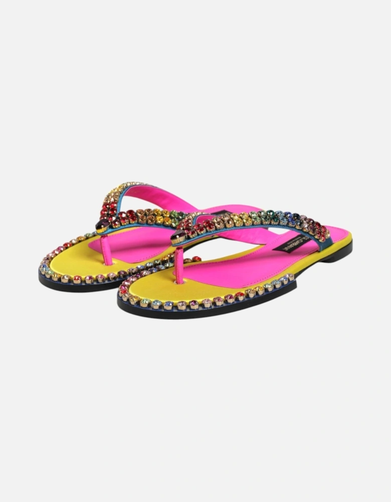 Leather Lace-Up Ankle Boots Women - Multicolor Flat Shoes