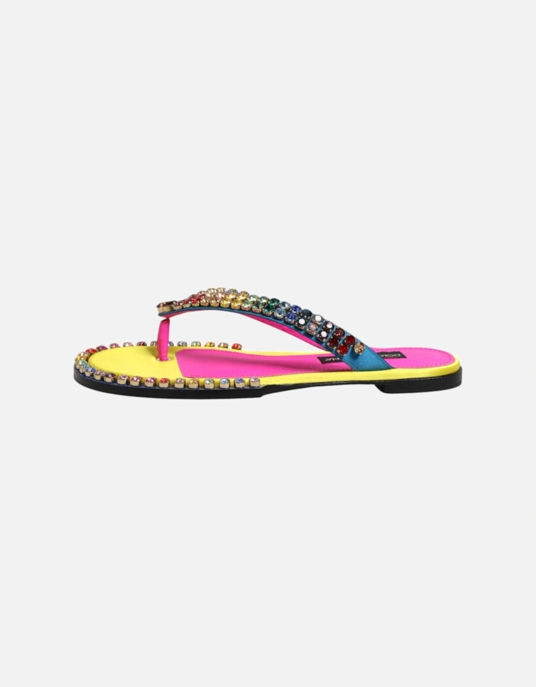 Leather Lace-Up Ankle Boots Women - Multicolor Flat Shoes