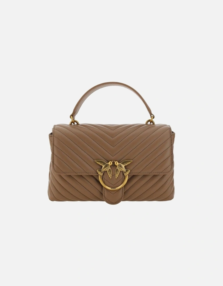 Calf Leather Embossed Logo Card Holder Women - Brown Handbags