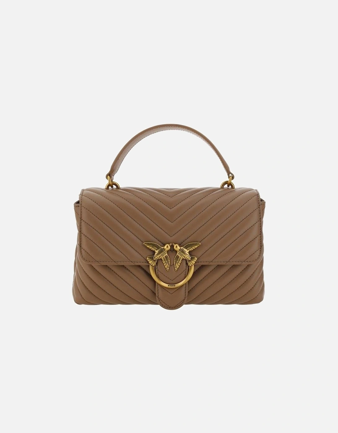 Calf Leather Embossed Logo Card Holder Women - Brown Handbags, 5 of 4