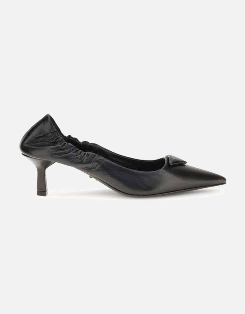 Mid-Rise Straight-Leg Denim Jeans Women - Black Pumps