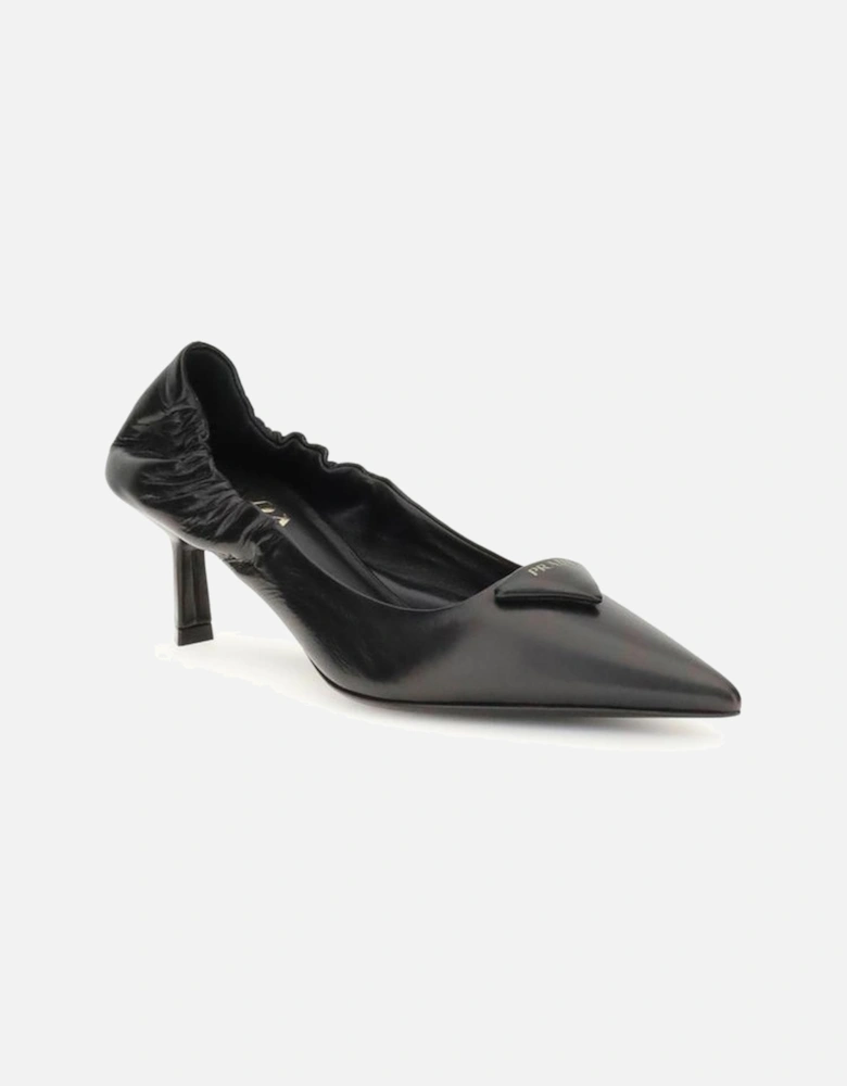 Mid-Rise Straight-Leg Denim Jeans Women - Black Pumps
