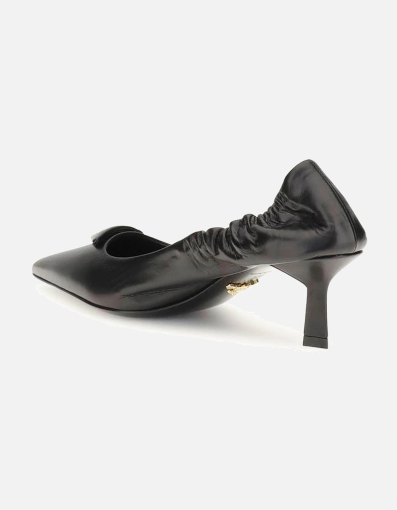 Mid-Rise Straight-Leg Denim Jeans Women - Black Pumps