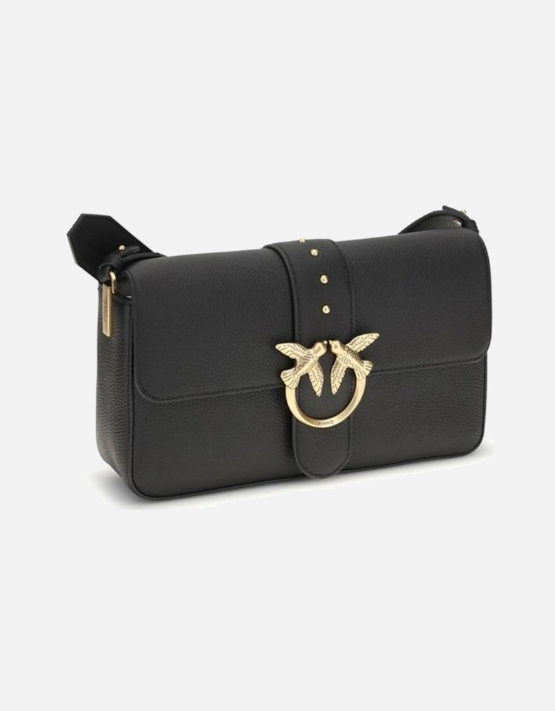 Leather Tote Bag with Top Handles Women - Black Shoulder Bags