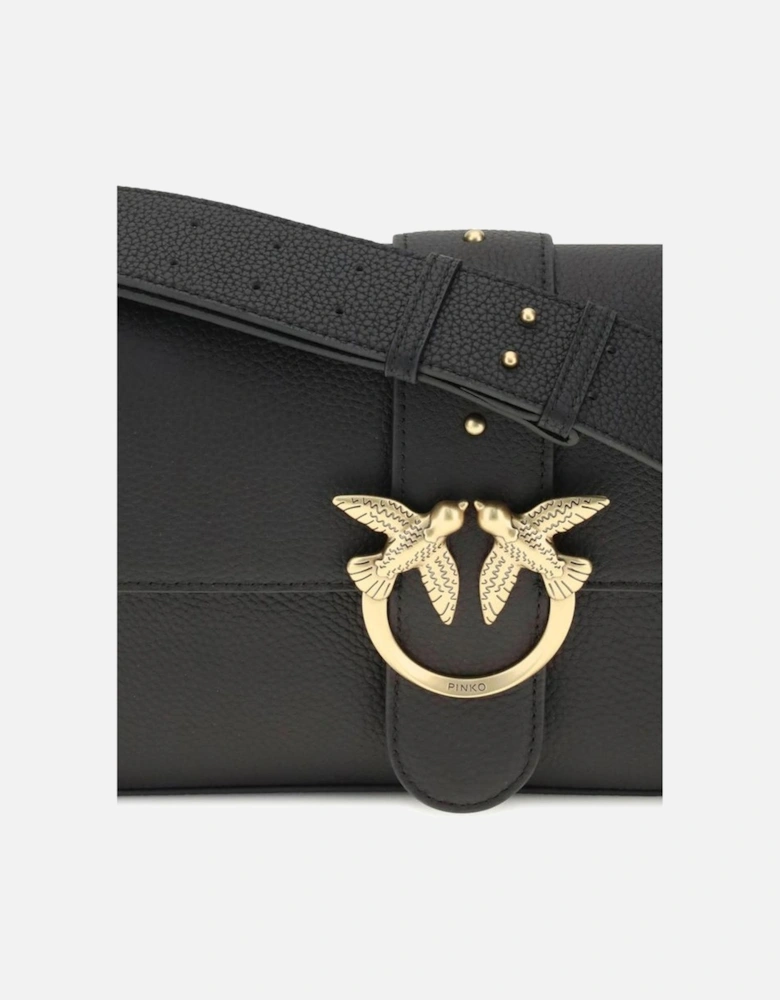 Leather Tote Bag with Top Handles Women - Black Shoulder Bags