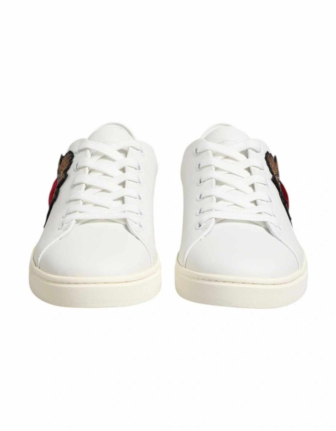 Leather Quilted Chain Shoulder Bag Women - White Sneakers