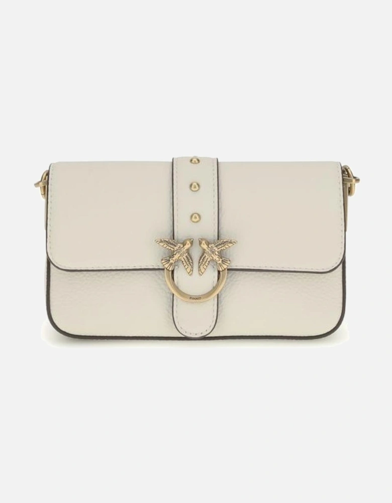 Double-Breasted Wool Blend Blazer Women - White Shoulder Bags