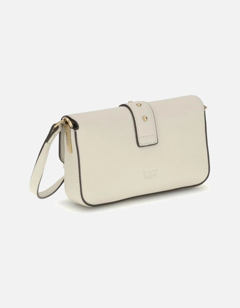 Double-Breasted Wool Blend Blazer Women - White Shoulder Bags