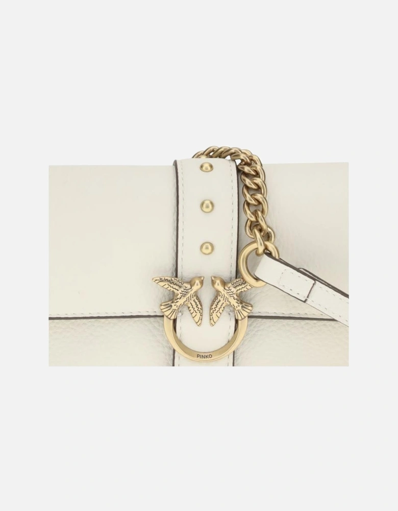 Double-Breasted Wool Blend Blazer Women - White Shoulder Bags
