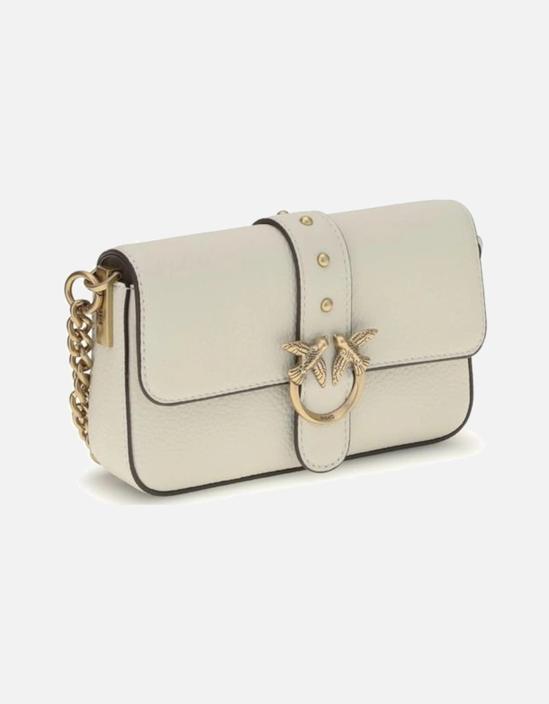 Double-Breasted Wool Blend Blazer Women - White Shoulder Bags