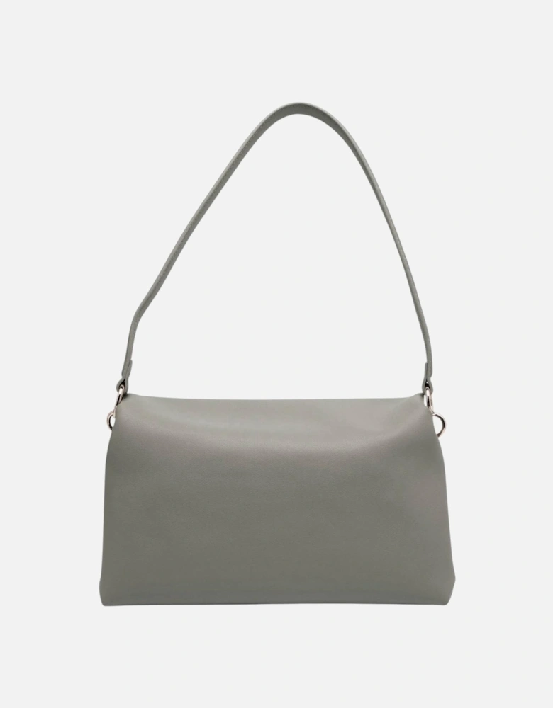Handbag with Shoulder Strap and Inside Pocket Women - Grey Bags