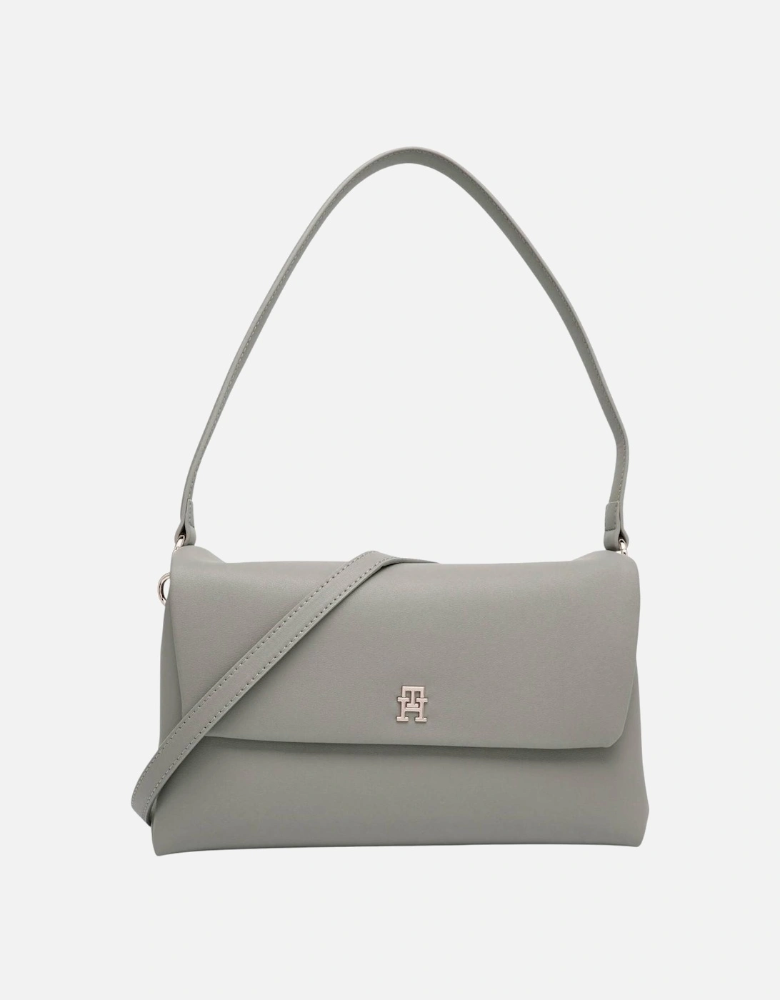 Handbag with Shoulder Strap and Inside Pocket Women - Grey Bags, 4 of 3