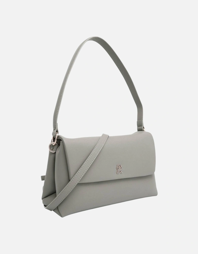Handbag with Shoulder Strap and Inside Pocket Women - Grey Bags