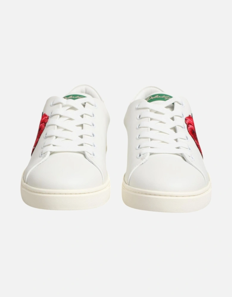 Leather Buckle Strap Ankle Boots Women - White Sneakers