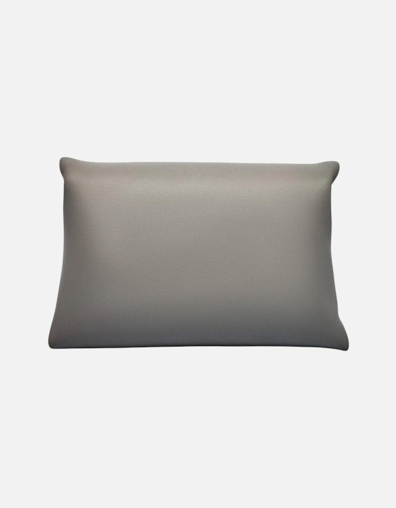 Button Fastening Shoulder Bag with Inside Pocket Women - Grey