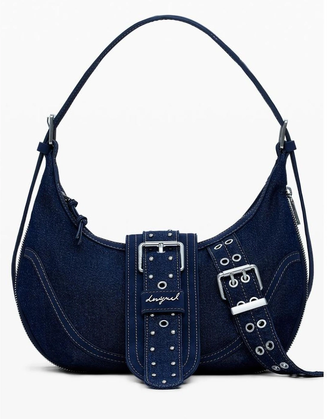 Leather Platform Ankle Boots with Buckle Detail Women - Blue Handbags, 4 of 3