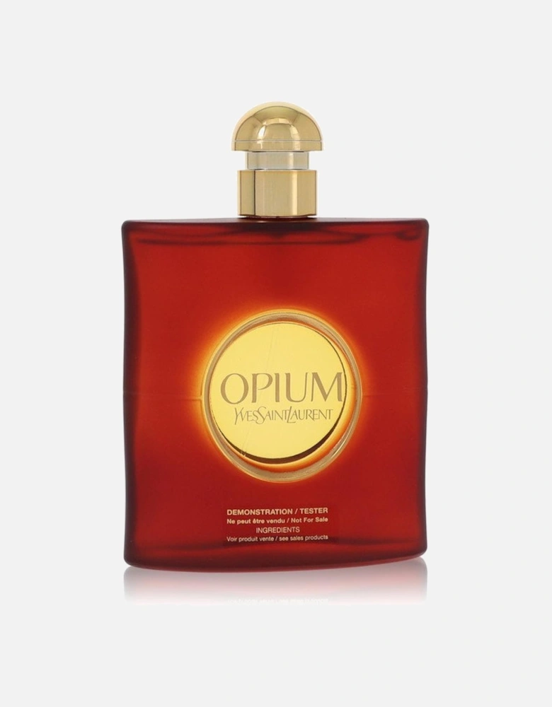 Opium by Eau De Toilette Spray (Tester) 3 oz for Women - Red