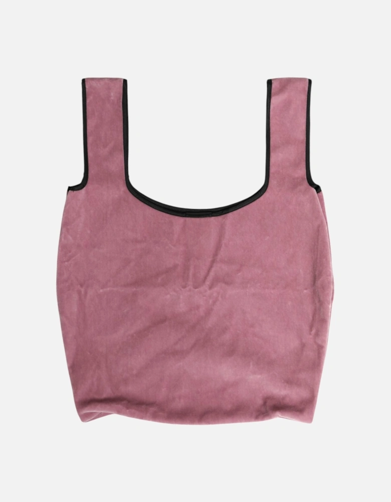 Leather High-Top Sneakers with Zipper Detailing Women - Pink Tote Bags