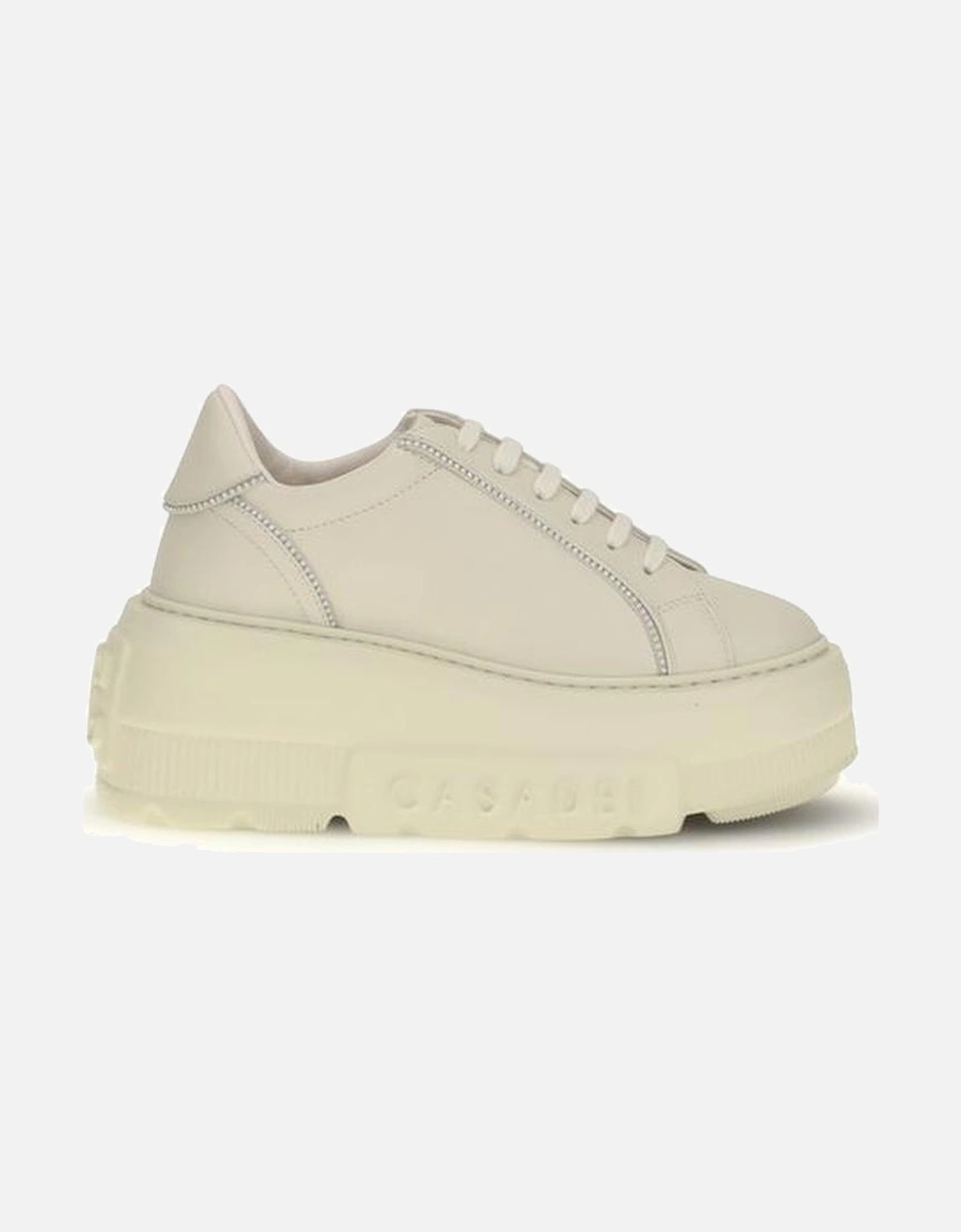 Leather Platform Ankle Boots Women - White Sneakers, 5 of 4