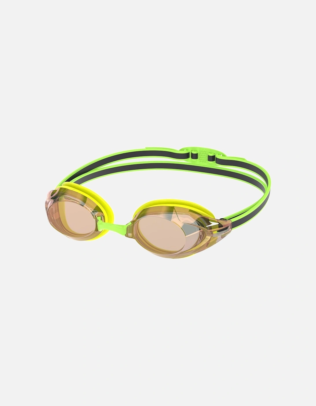 Speedo Unisex Yellow Adult Vanquisher 3.0 Mirrored Swimming Goggles - Size: One Size