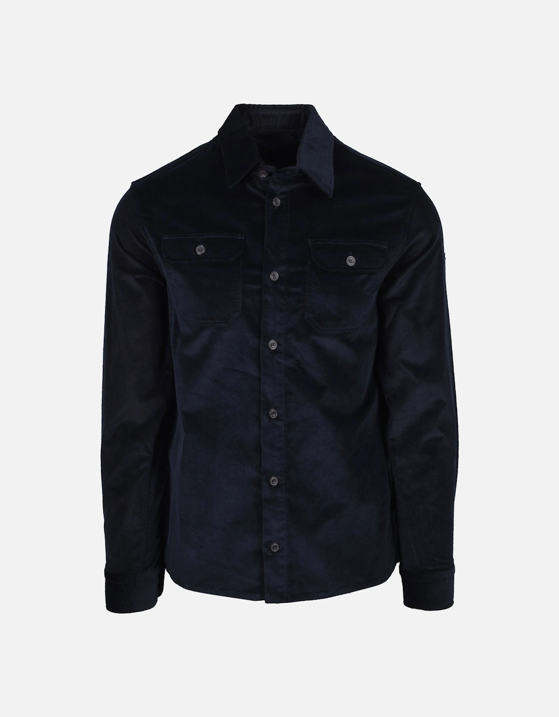 Paul & Shark Men's Navy Corduroy Overshirt - : Size Xl